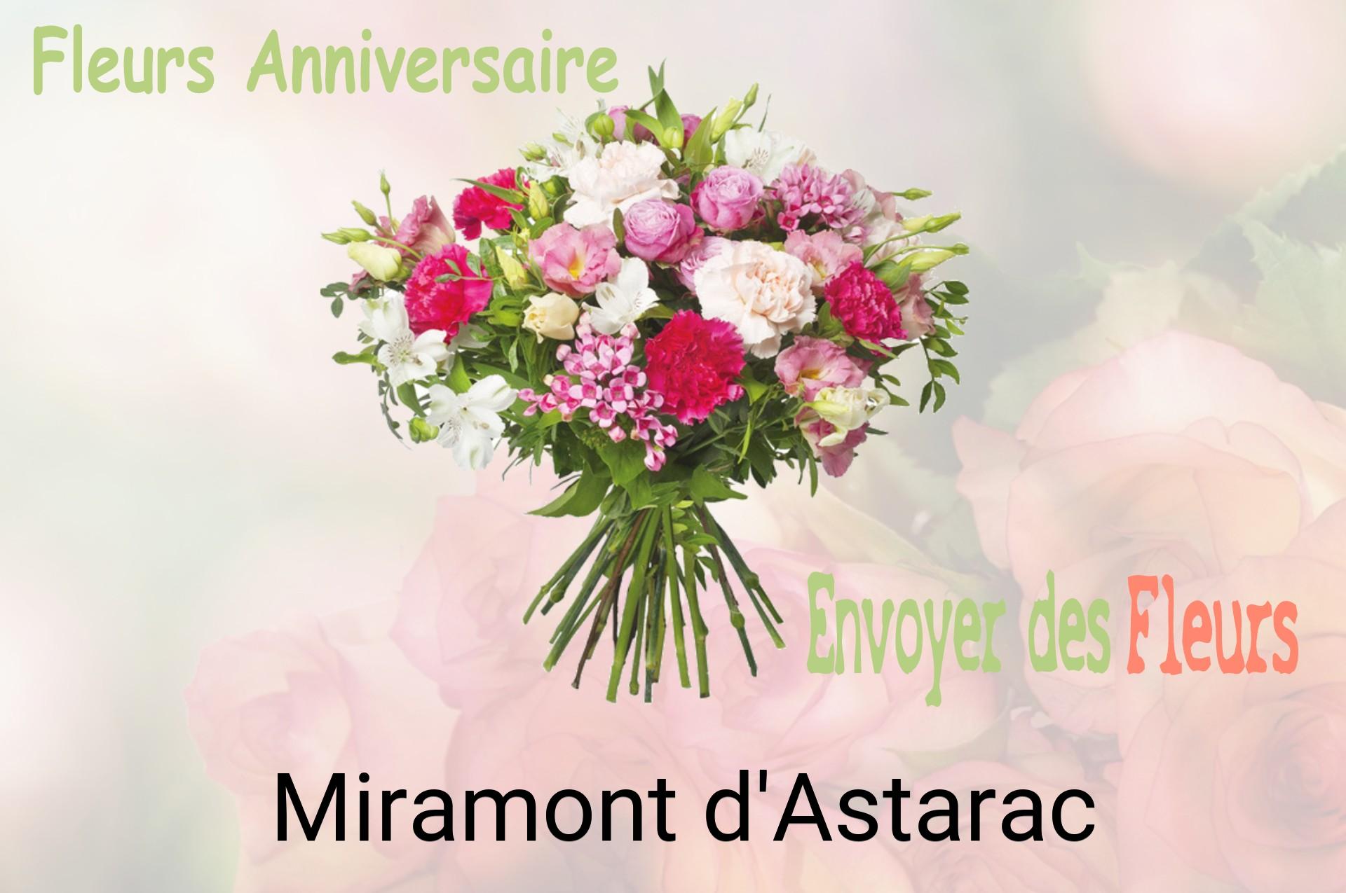 Bouquet de fleurs d’anniversaire livré à Miramont-d'Astarac