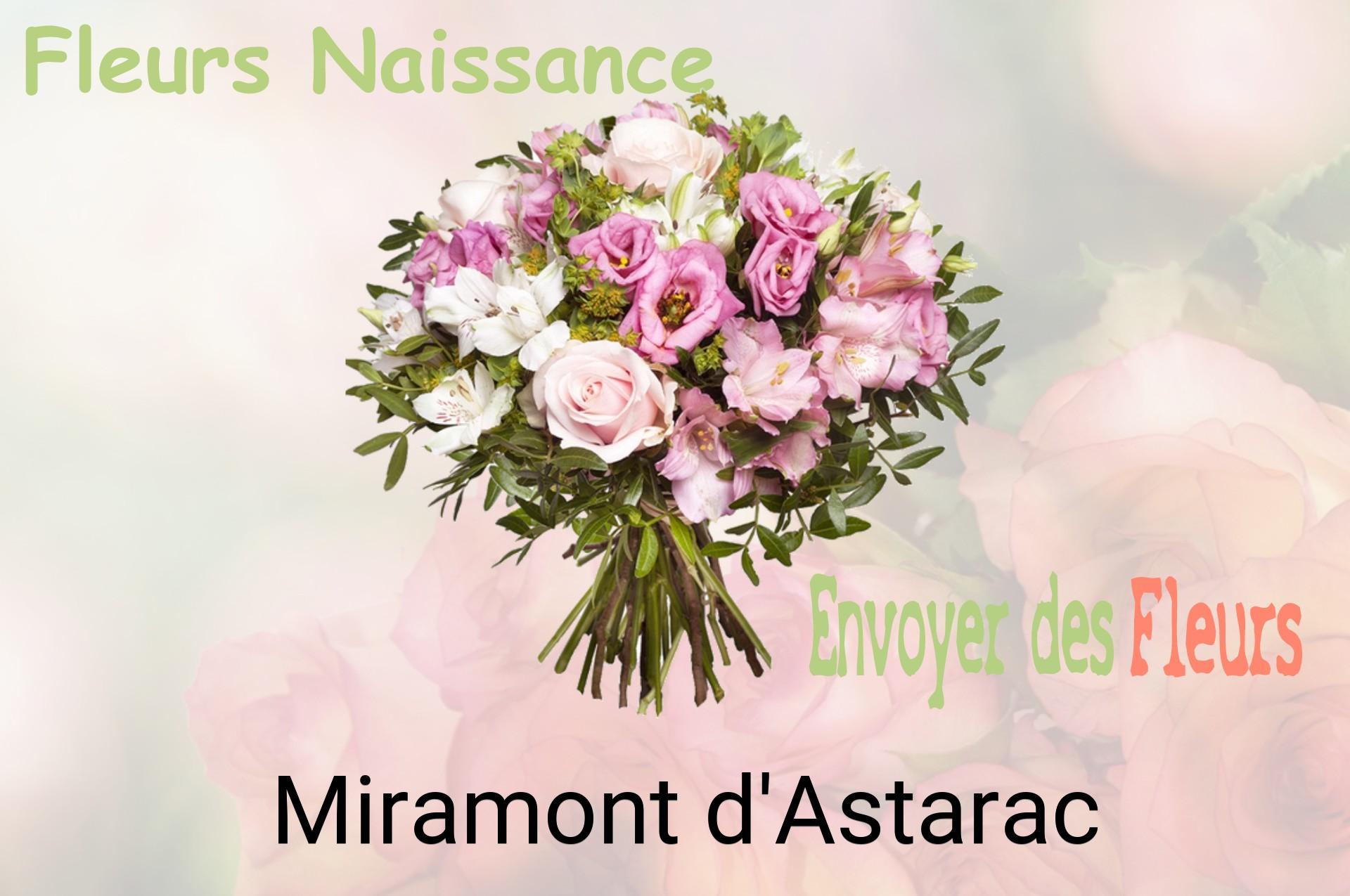Bouquet de fleurs de naissance livré à Miramont-d'Astarac